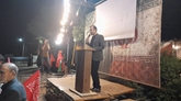 برپایی میز خدمت سلامت در حاشیه پیاده‌روی جاماندگان اربعین شهرستان سلطانیه